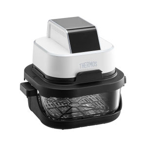 Thermos | See-through Borosilicate Glass Air Fryer Compact Portable Multi-functional Oven Large Capacity Visual 