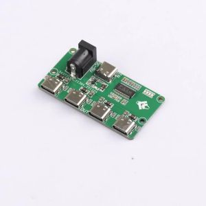 DC 5V USB2.0 HUB Module 1 to 4 Port Splitter Type-C Input 480Mbps High Speed Transmission USB Splitter Board Overcurrent Protect