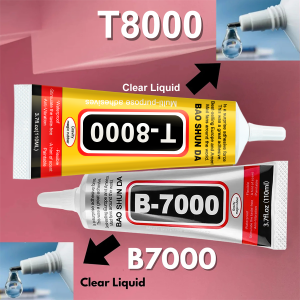 BAOSHUNDA - Phone Repair Glue LCD Screen Glue T8000 T7000 Mobile Phone Adhesive Electronic Glue T8000 Multifunctional DIY Adhesive Transparent Glue Kit B7000/T8000superglue