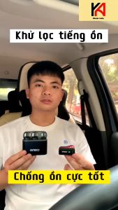 mic thu âm không dây cho điện thoại a6 ontekco 2 mic thu tiện lợi pin lâu sạc nhanh kèm dây sạc chống ồn . lọc âm tốt cho quay video  làm vlog  youtube bảo hành 1 năm