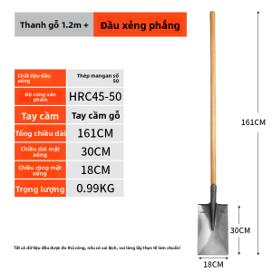 MONLEYTA | Móc rake thép mangan ngoài trời Móc rake vườn nông cụ Móc rake rải phân Móc rake trồng rau Móc rake thép nguyên khối