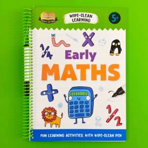 Help with Homework Early Maths Wipe-Clean Learning Book with Pen