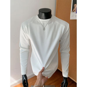 เสื้อเชิ้ตคอปกสูงแบบลำลองสำหรับผู้ชาย ทรงหลวม ผ้าเดอร์โมน ฤดูหนาว แฟชั่นอเมริกัน อบอุ่น เสื้อชั้นใน เสื้อผ้าเยาวชน