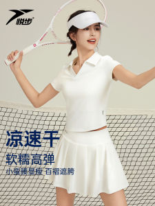 Womens Tennis Sportswear Set Badminton Short Skirt Professional Top Running Clothing Quick Dry Breathable UV Protection