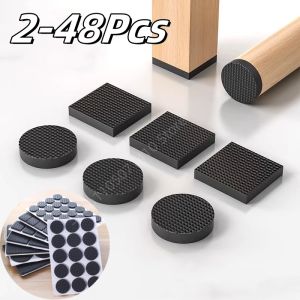 2-48Pcs Self Adhesive Furniture Leg Feet Protector Pad EVA Anti-Skid Mute Pad DIY Resistant Furniture Feet Floor Protector Pads