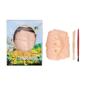 1Pcs Dinosaur Fossil Excavation Kit STEM Educational DIY Skeleton Digging Toy Archaeological Assembly Model for Science Learning