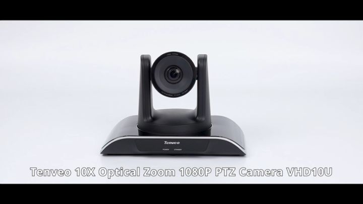 Tenveo PTZ Camera Web Conference with 4K UHD AI Auto Tracking and Live Streaming 12x Optical Zoom Wide Angle USB 3 0 HDMI Output, POE