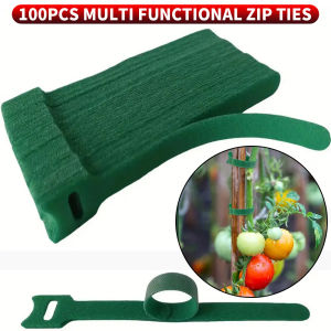 100PCS Velcro zip ties plant ties non slip garden ties suitable for gardening home decor etc