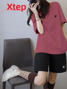 XTEP | Bộ Đồ Thể Thao Mùa Hè Rộng Rãi Thoáng Khí Thấm Mồ Hôi