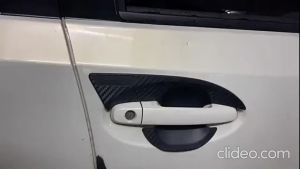 4PC Perodua Myvi Lagi Best Car Door Handle Cover 3D Carbon Black Door Handle Inner Bowl Trim Protector Car Accessories Door Handle Guard Sticker Anti Scratch Anti Collision Protections Cover Pintu Pemegang Kereta Myvi Lagi Best Myvi Icon