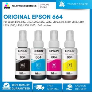Original Epson 664 CMYK Ink Bottle