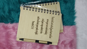 Personalized Bamboo Notebook