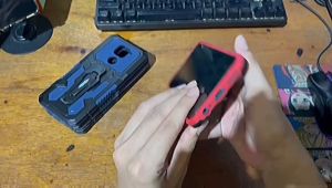 Casing Xiaomi Redmi 10A New HardCase Armor & Belt Clip & Kick Standing Robot Terbaru