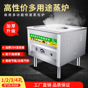 Teqian Steam Buns Furnace Commercial Electric Heating Bun Steamer Multi-Functional Fuel Gas Gas Steaming Oven Energy Saving King Steamed Vermicelli Roll Machine Manufacturer