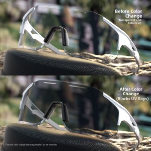 DIGELE | Day and Night Use Photochromic UV Protection Wind Sandproof Goggles