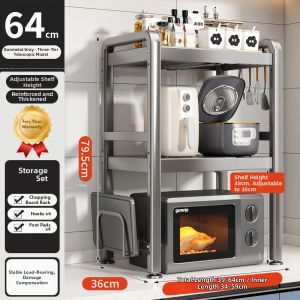 Multifunctional Multi-tiered Shelving Unit