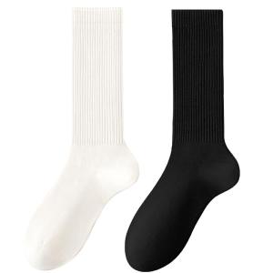 B&C.Room | Pure Cotton Mid Length Odor Resistant Thickened Women Socks