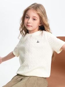 navigare kids | Knitted Short Sleeve Thin T-Shirt