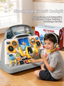Educational Simulation Cockpit Toy for Kids