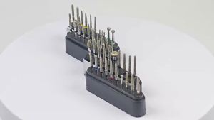 Dental Diamond Burs Drill FG 1.6mm for High Speed Handpiece Ceramic Porcelain Restoration Preparation Kit