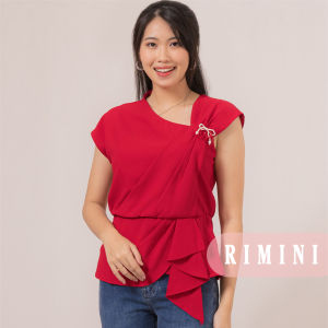 RIMINI - Atasan Wanita Bluss Sincia V-neck Samping XS-XL - Vanesha Top 85879