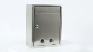 Stainless Steel Letter Box Key Locker Mailbox Waterproof Home Outdoor Wall Post Box Office Pos Peti Surat 信箱