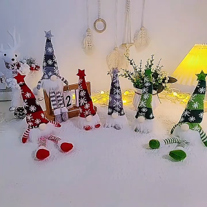 Glowing Gnome Christmas Faceless Doll Home Decoration Natal Gift for New Year 2025 Christmas Gifts