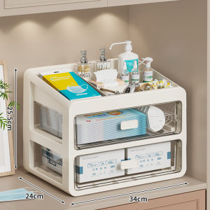 Drawer-type Layered Dust-proof Storage Box Organizer