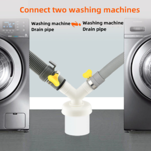 Washing machine is the main floor drain nipple dual-purpose water drainage pipe type y split three end seal