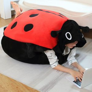 Turtle Shell Pillow Wearable Sleeping Doll LADYBIRD Sleeping Bag Stuffed Toy Clothes People Wear Big Cushion