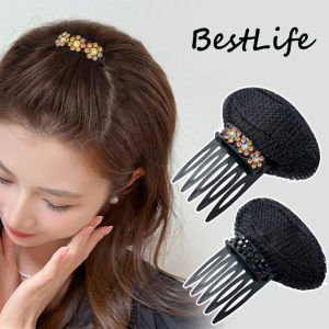 Khối lượng tóc mái lông xù mịn miếng bọt biển Clip kim cương giả công chúa hoa tạo kiểu tóc miếng bọt biển cho nữ phụ nữ