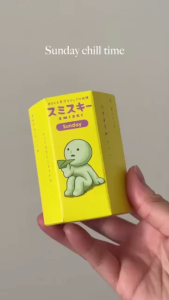 SMISKI Sunday Series Random Mini Figure 1 Piece Decorative Collectible Figure Glow in the Dark Design Direct From Japan