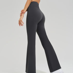 ECO Friendly Womens Flare Yoga Pants with UV Protection Fadeless Design Stretchy High Waist for Fitness Outdoor Training