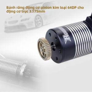 Bánh Răng Kim Loại Hợp Kim Nhôm Cho Động Cơ Xe RC 1/10 Đường Kính 3.175mm Số Răng 21T-50T Tương Thích Với Các Mẫu NeebRC