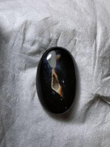 Batu akik combong hitam yahman wulung