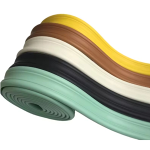 5M NBR Soft Wall Trim Lines Self-Adhesive Skirting Decor Strip Backsplash Tile Edge Anticollision Molding Line 3D Wall Sticker