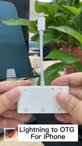 ANYTROX Lightning to USB Adapter USB 3.0 OTG support charging compatible with iPhone/iPad USB female connector can connect camera/flash hard drive/keyboard/mouse/printer plug and play