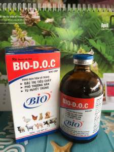 BIO D.O.C (100ml) biovet tiêu chảy tụ huyết trùng cho vật nuôi_bio doc