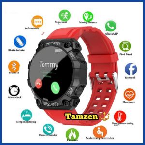 Jam Tangan Hp Android Sporty Smartwatch Monitor Music Olahraga  sensor kesehatan pelacak kesehatan sensor detak jantung