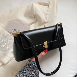 Retro High Quality Underarm Womens Bag 2025 New French Style Small Shoulder Bag Versatile Fashionable Baguette Handbag