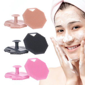 C.three Baby Shampoo Brush Gentle Silicone Face Wash Brush Exfoliating Cleansing Brush