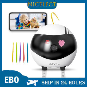 Enabot Security Monitor Home Robot Pet Camera 2 Way Audio AI Tracking Monitors with E-Pet Wireless Self-Charging Night Vision