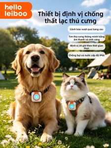 HELLOLEIBOO | Thiết Bị Theo Dõi Thú Cưng GPS Thông Minh