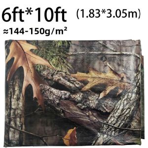 Bạt Che Nắng Ngoài Trời Chống Thấm Ngụy Trang 6x10 8x10/12 10x12 FT Kiểu Ngụy Trang Sinh Học Dùng Làm Mái Che Nắng Cho Cắm Trại