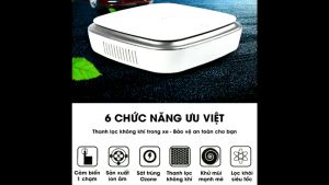 Máy Lọc Không Khí PURIFY VEHICLE Sử Dụng Màng Than Hoạt Tính Khử Mùi Diệt Khuẩn Mạnh Mẽ