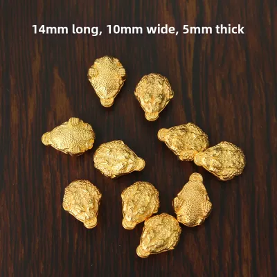 Modern Minimalist Brass Sand Gold Bar Pumpkin Seed Solid Wealth Bowl Peanuts Decorative Figurine Geometric Shape Home Decor