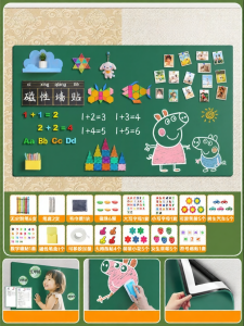XIAORUISHI | Erasable Writing Board for Kids Dustless Chalk