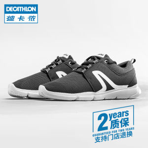 Decathlon Casual Shoes Mens Womens Flat Mesh Breathable Lightweight Walking Autumn Winter Sports Shoes Low Top Lace-Up Classic Leisure
