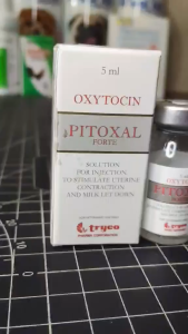 Tryco Pitoxal Forte Oxytocin 5 ml Solution for Injection to Stimulate Uterine Contraction and Milk Let Down