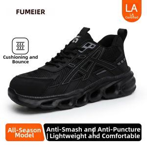 GUYISA | Lightweight Anti-Smash Anti-Puncture Insulated Safety Steel Toe Work Shoes
